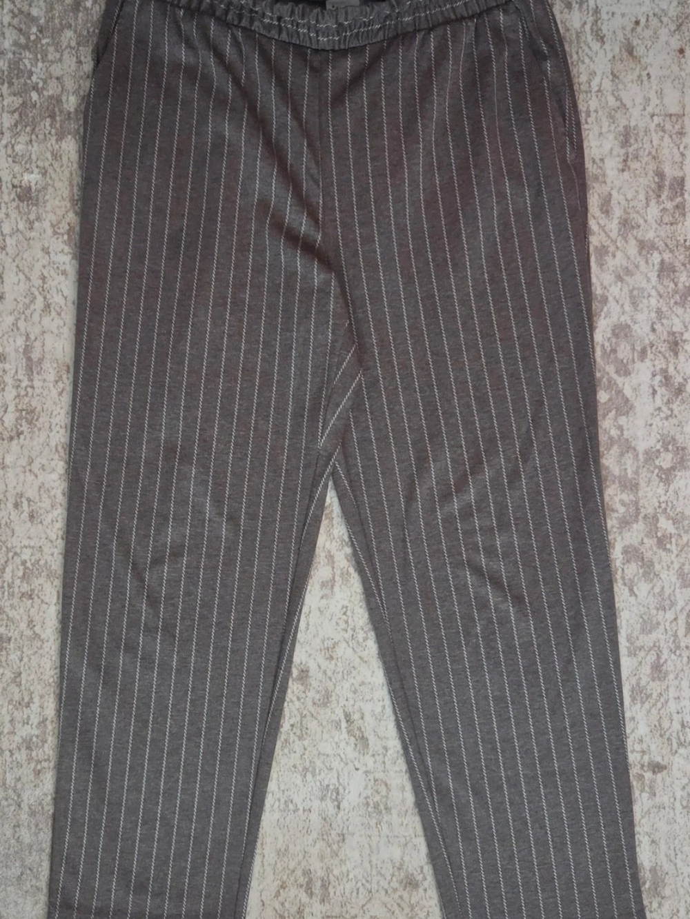 A New Day Women's Brown Pinstripe Pants Medium